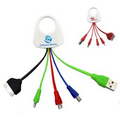 4 In One Multi USB Phone Cable With Key Holder